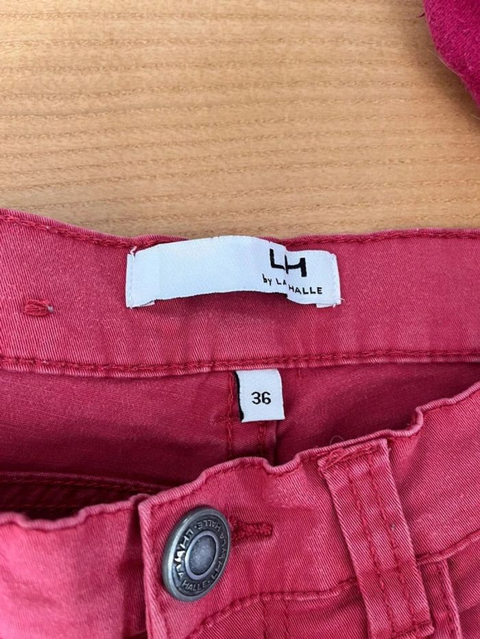 Jeans rouge La Halle - photo numéro 4