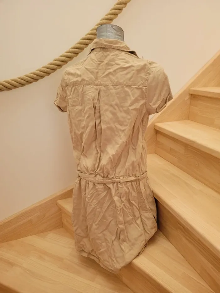 Robe de maternité type saharienne taille M - photo numéro 3