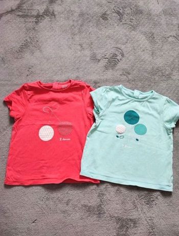 Lot de 2 tee-shirts 23 mois (86 cm)