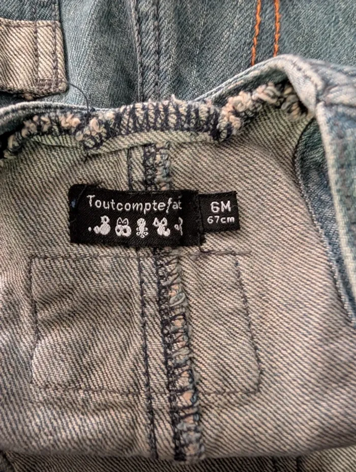 Salopette effet jean - photo numéro 5