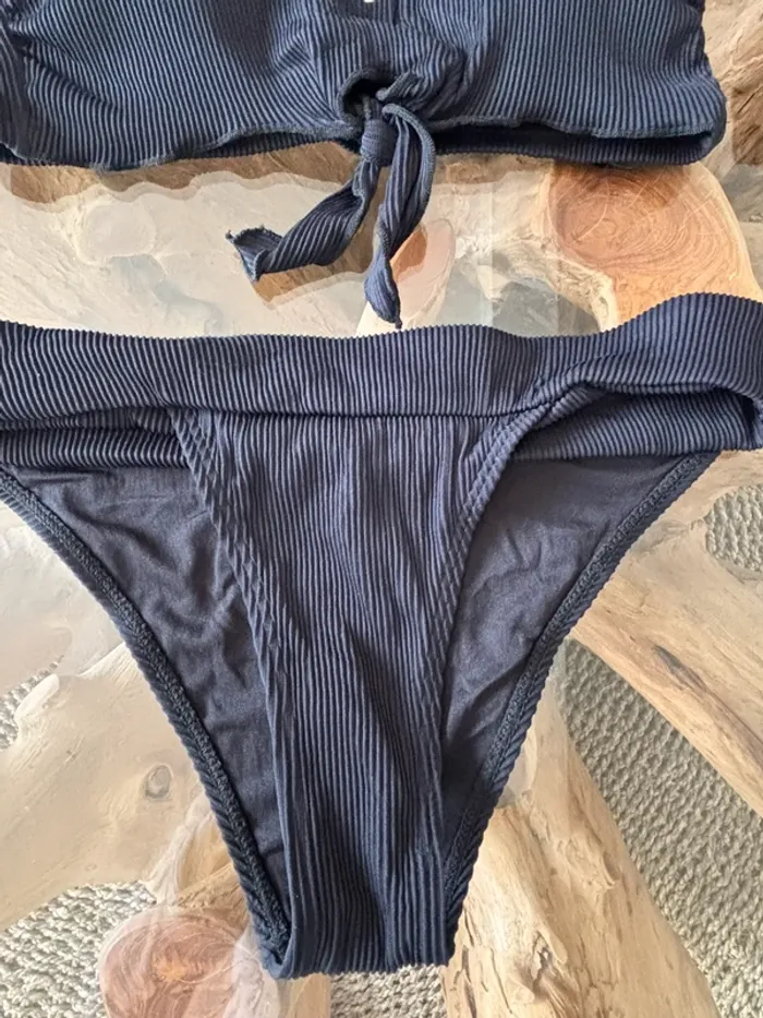 Maillot de bain 2 pièces noir Ardene femme - photo numéro 4