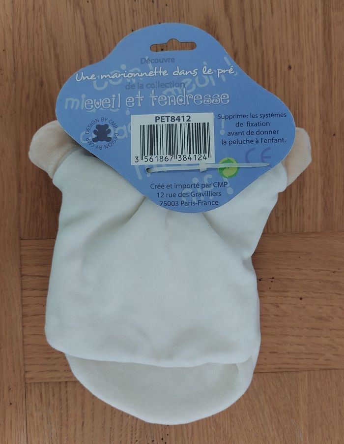 Neuf : Doudou marionnette vache meuh - photo numéro 3