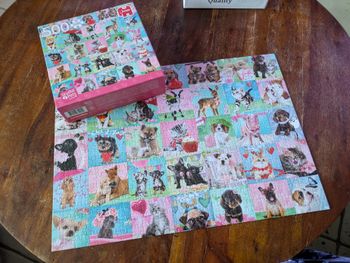 Magnifique puzzle Studio pets Jumbo 500 pièces + poster