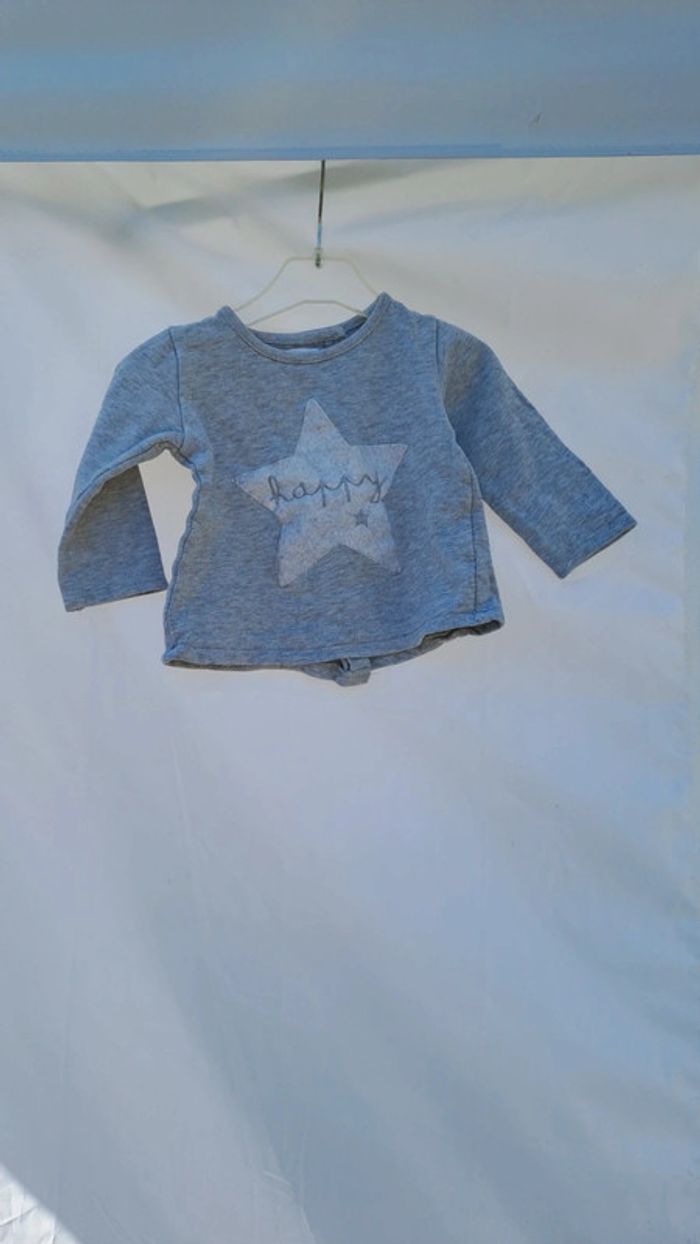 💚 Tee-shirt manche longue fille 9 mois