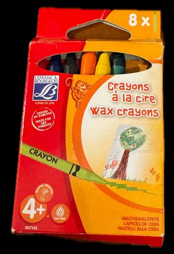 7 crayons à la cire La France Bourgeois