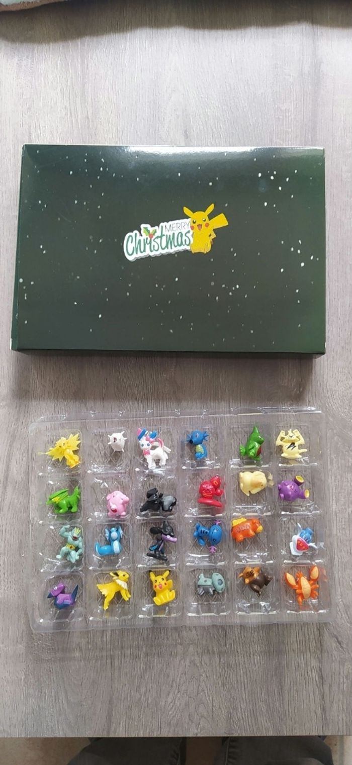 Calendrier de l'avent vert pokémon en position paysage - photo numéro 4