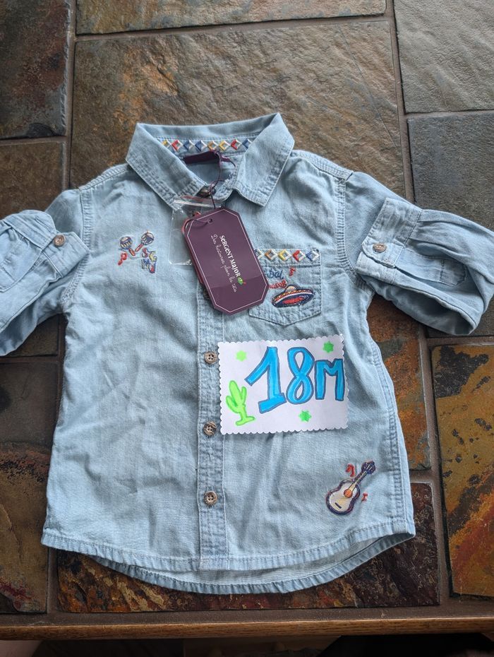 Chemise mexicain 18 mois Sergent major neuf
cart 1 - photo numéro 2