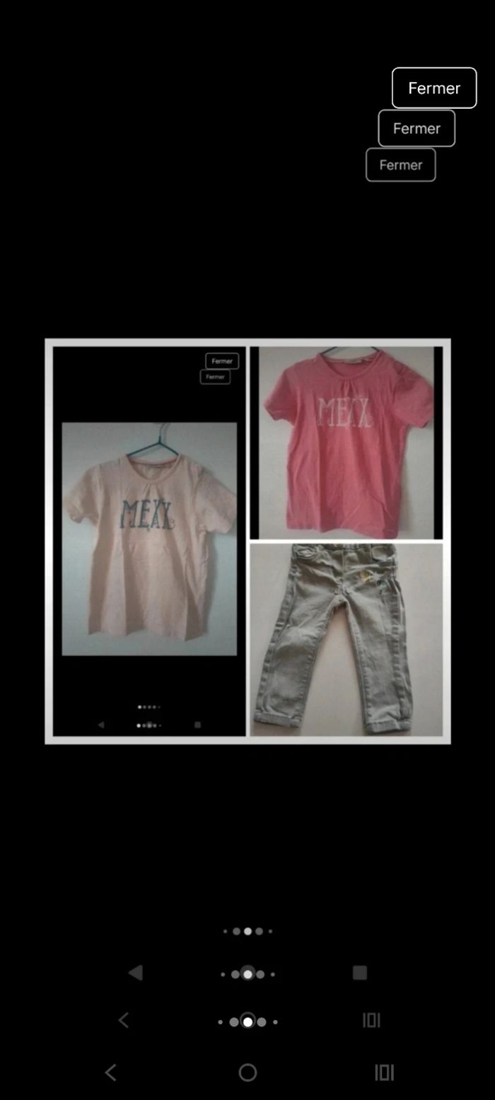 Grand lot de vêtements fille 68-98cm - photo numéro 8