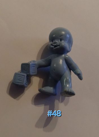 👶 Babies - Figurine Vintage #48 - Bleu clair