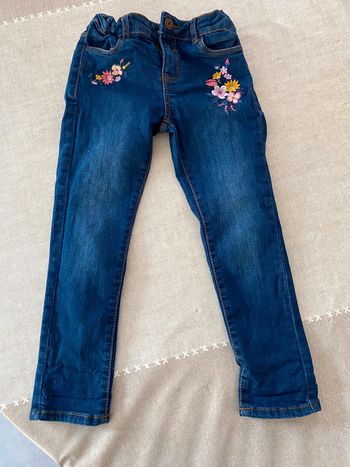 Jean slim fleur