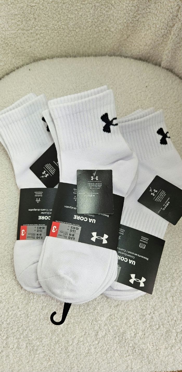 Lot chaussettes under armour