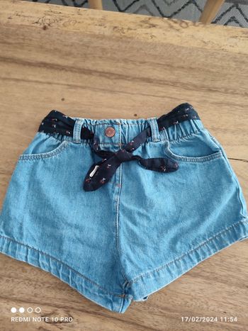 Short en jean