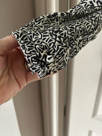 Robe longue noir et blanche