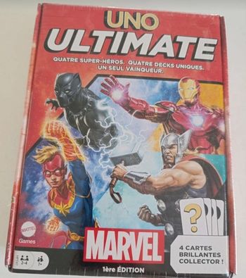 Jeu de société Uno Marvel neuf sous blister