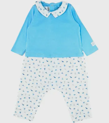 Petit Bateau Combinaison 12 mois en coton bio