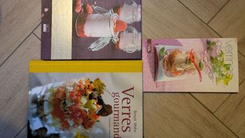 Lot de livres cuisine verrine