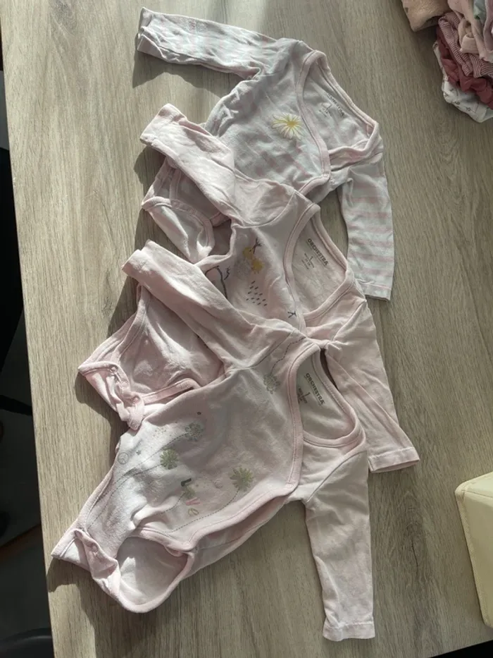 Lot de trois body manches longues