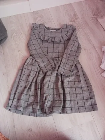 Robe à carreaux 8 ans