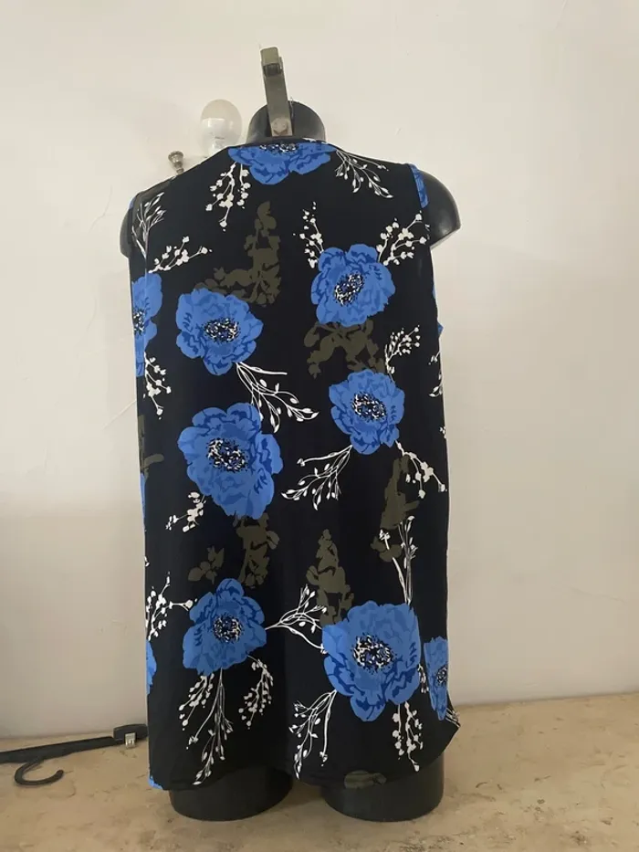 Débardeur pour femme bleue n°412 - photo numéro 4