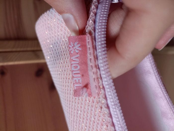 Trousse rose pailleté viquel - photo numéro 5