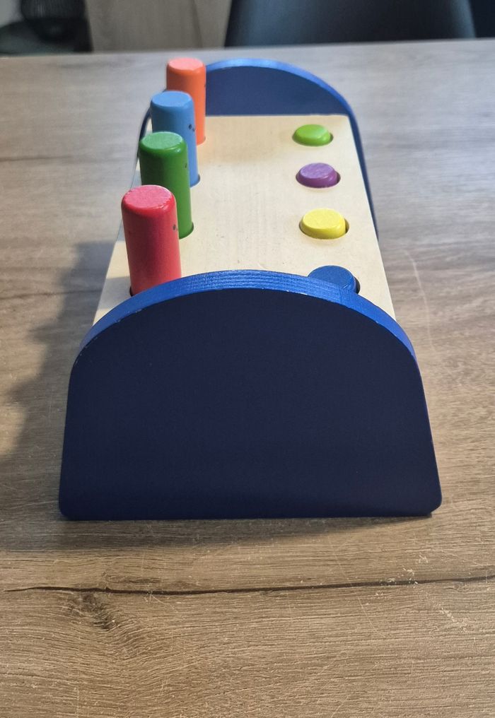 Banc à marteler en bois - photo numéro 4