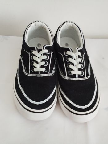 Sneakers noire et blanche Tams taille 38 