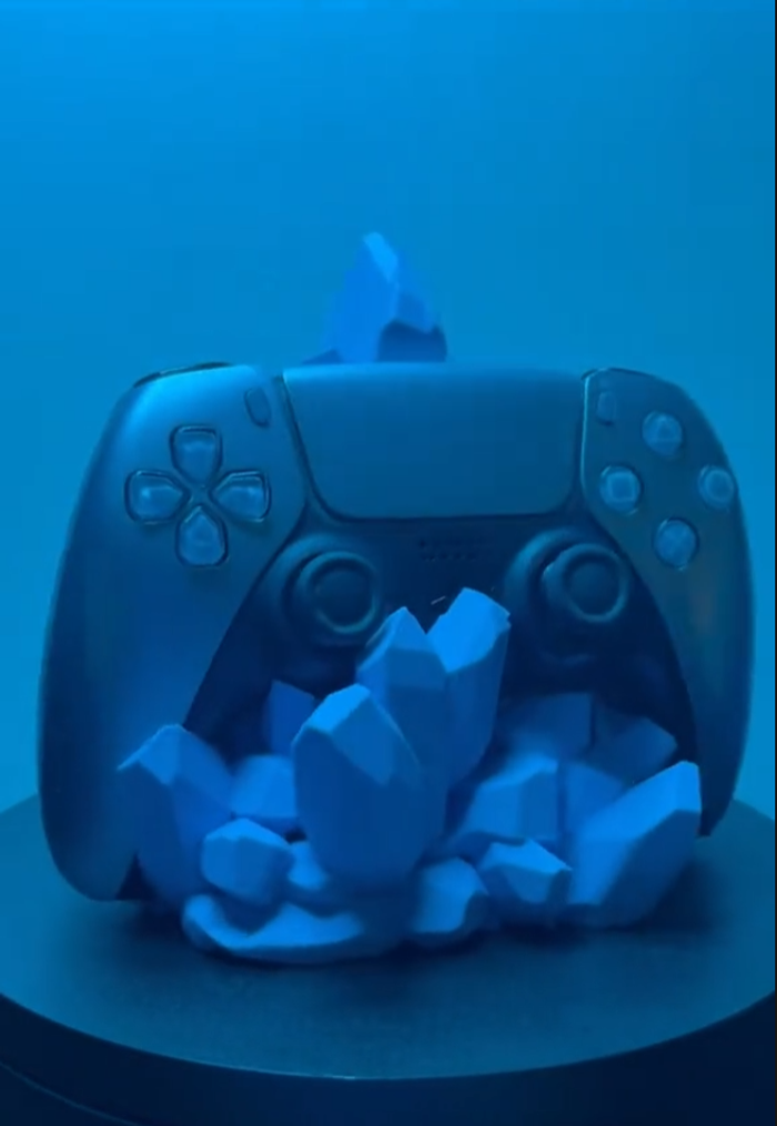 Support manette PS5 cristal – Impression 3D - photo numéro 4