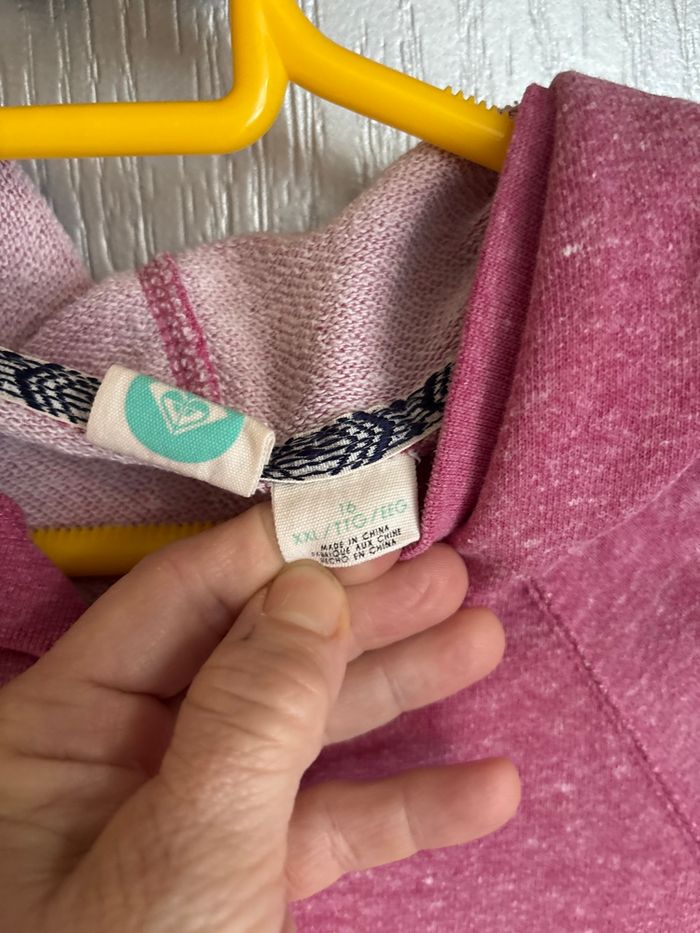 Veste Roxy rose  à capuche - photo numéro 4