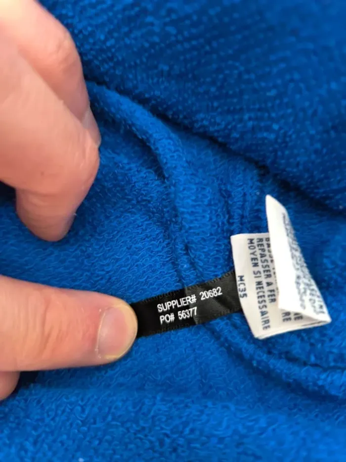 Sweat a capuche Polo Ralph Lauren Homme bleu logo rouge taille M - photo numéro 11