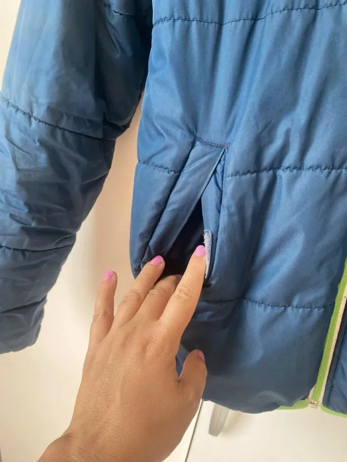 Veste doudoune réversible à capuche 14ans Decathlon - photo numéro 7