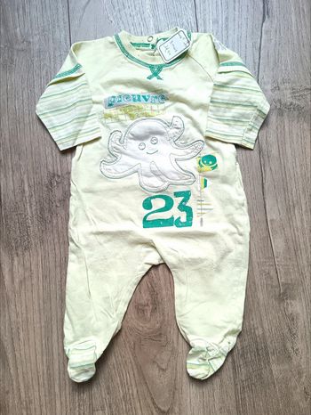 Pyjama pieuvre 3 mois