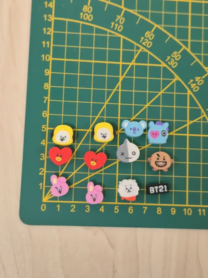 Mini gommes Tsume Tsume Keshigomu BT21 - photo numéro 5