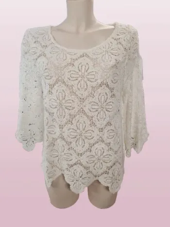 Top  crochet blancheporte