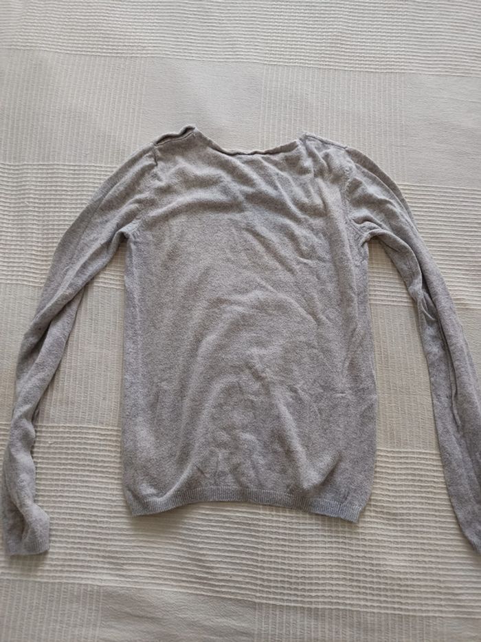 Pull gris - photo numéro 3