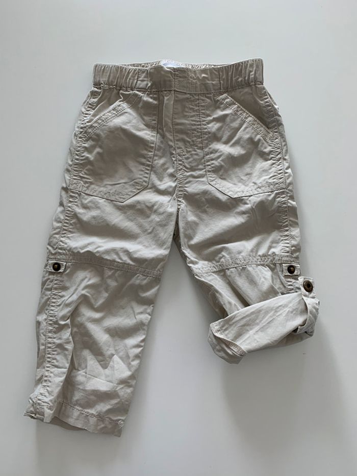 Pantalon 2 en 1 bermuda 18 mois Kimbaloo garçon