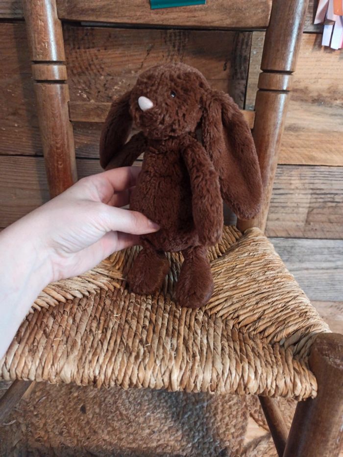 Peluche lapin jellycat marron small tbe - photo numéro 5