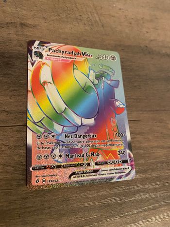 Carte Pokémon pachyradjah vmax fantôme