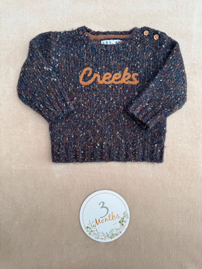 Pull creeks • taille 3 mois