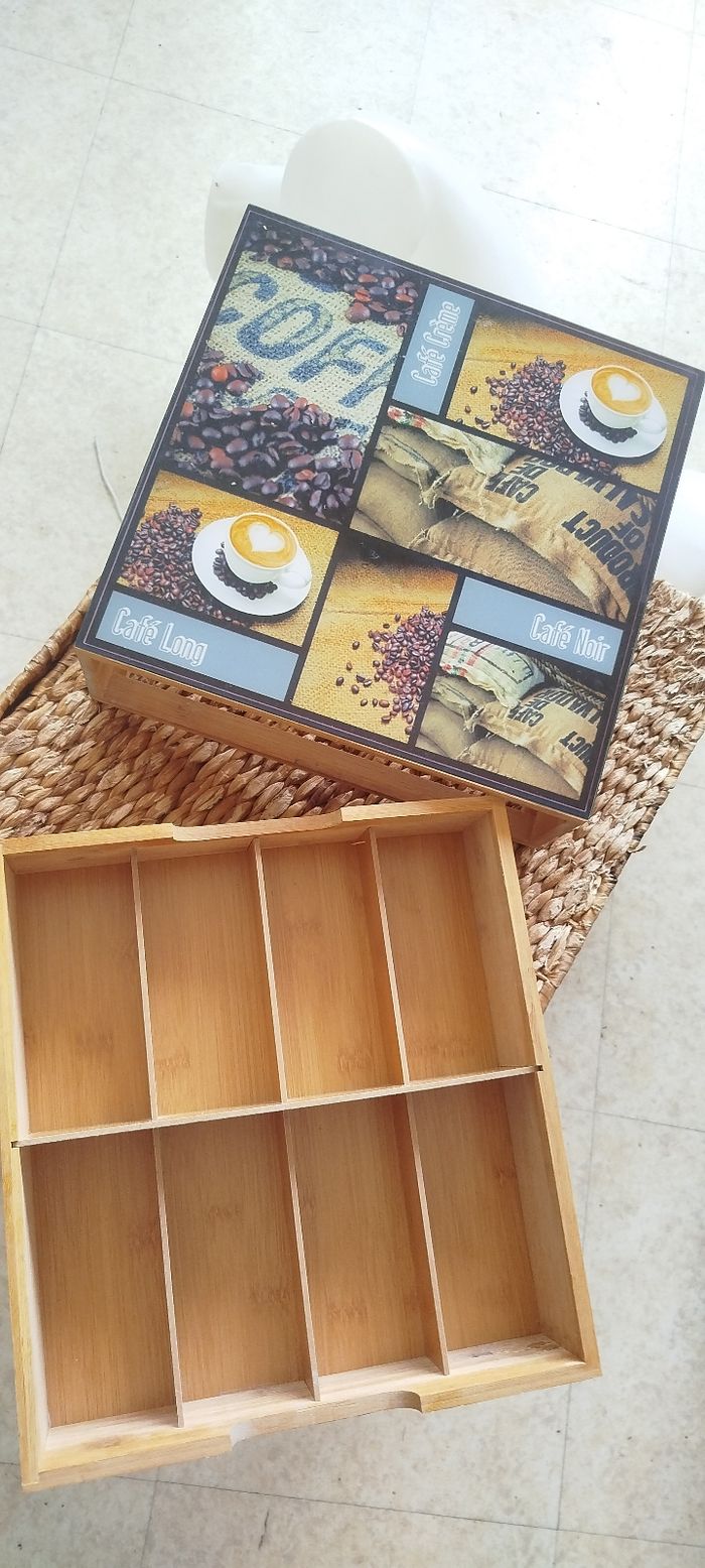Boîte rangement pour dosette à café 🎀 - photo numéro 2