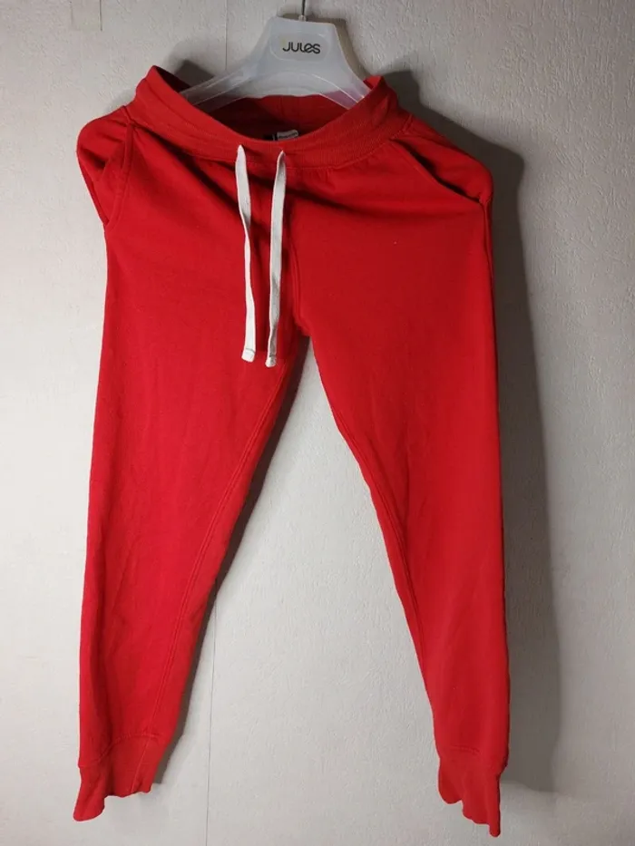 Pantalon de jogging rouge "Jennyfer"