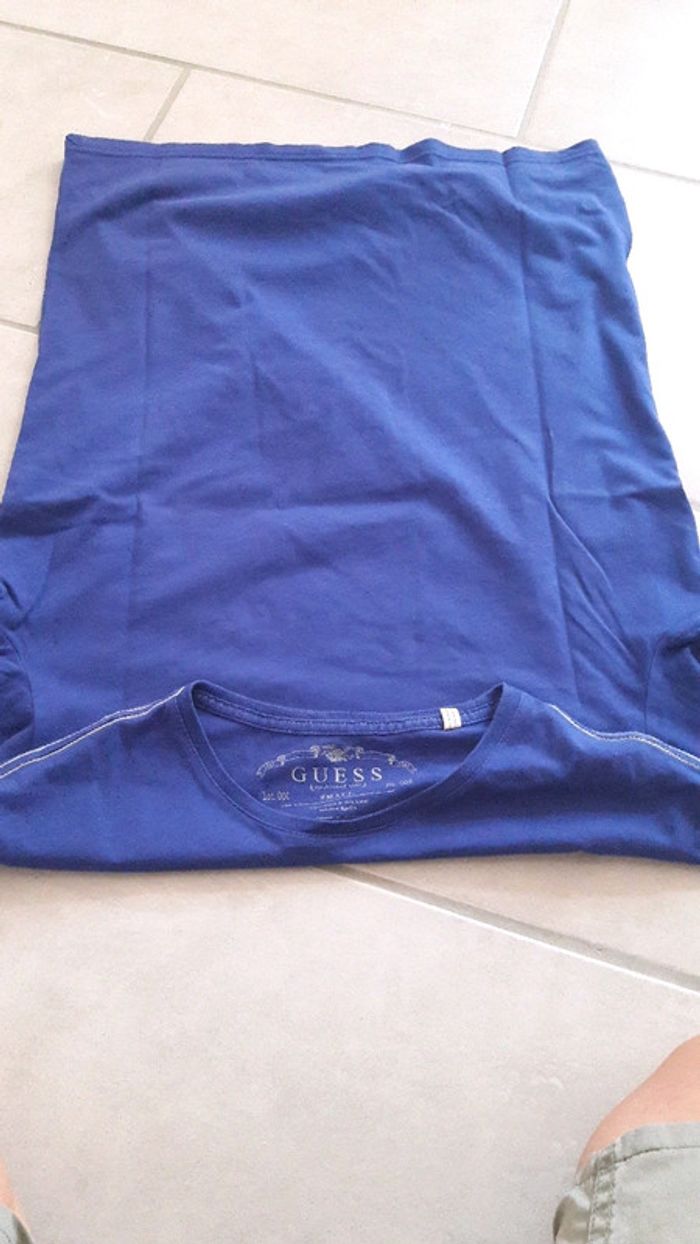 Tee shirt Guess bleu S - photo numéro 5