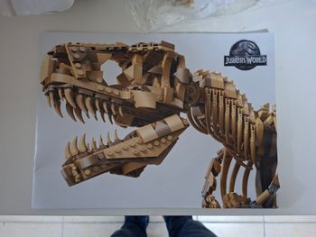 Brique à empiler type « lego Les fossiles de dinosaures : le Tyrannosaurus rex »
