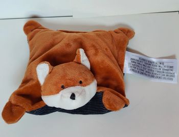 Peluche bouillotte renard