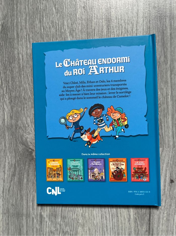 Livre jeux et énigmes enfant le château endormi du roi Arthur - photo numéro 4