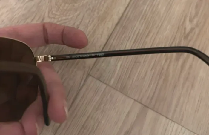 Fendi lunette de soleil doré FS 5194 Branche imprimé logo - photo numéro 6
