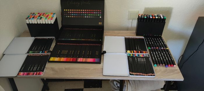 Lot de feutre et crayon de couleur - photo numéro 5