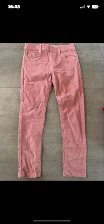 Legging velours 6/7 ans