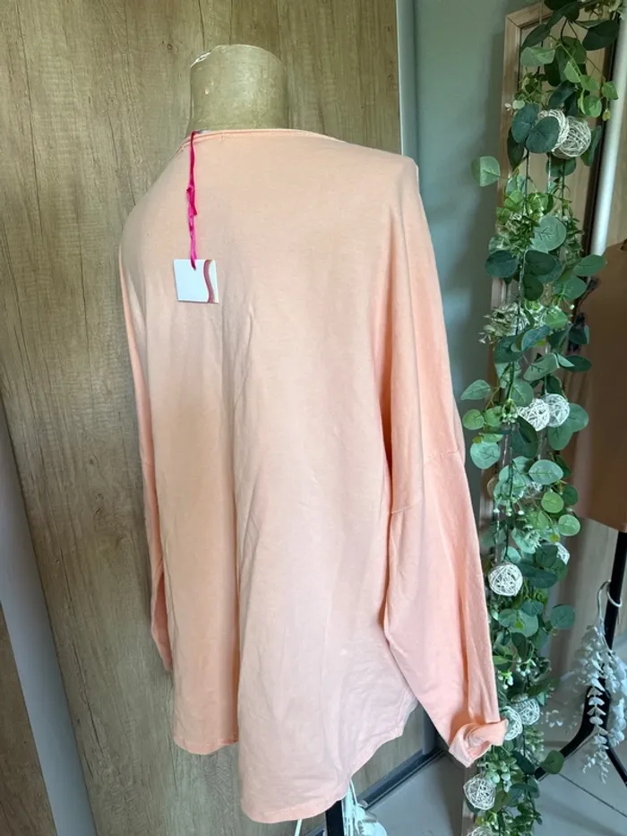 Pull léger tout doux avec motif ourson en jean femme - photo numéro 4