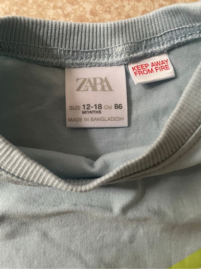 TEE shirt neuf Zara 12/18 mois - photo numéro 3