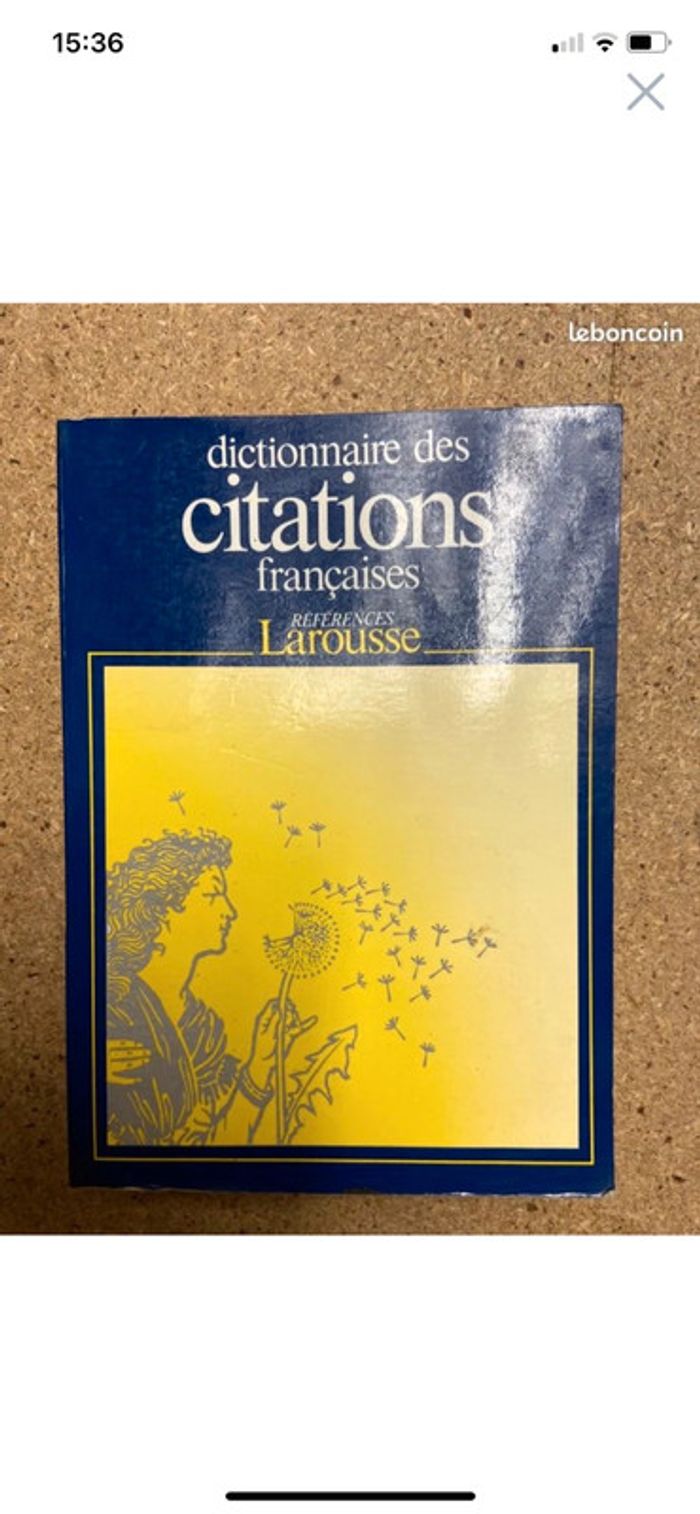 Dictionnaire de citations françaises